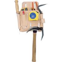 Drywall Tool Pouch, Tool Holder, Leather, 7 Pockets Les Fournitures Industrielles Méga