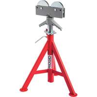 Roller Head Low Pipe Stand #RJ-98, 59-104 cm Height Adjustment, 12" Max. Pipe Capacity, 1000 lbs. Max. Weight Capacity Les Fournitures Industrielles Méga