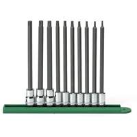Jeu de douilles longues, Torx, Prise 1/4"/3/8", 10 mrcx Les Fournitures Industrielles Méga