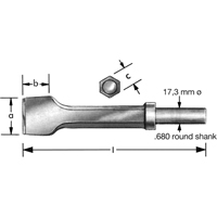 Burin pneumatique a/collier de r&eacute;tention Les Fournitures Industrielles Méga