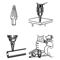 Step Drills, 1/32" Increments Les Fournitures Industrielles Méga