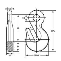 Cam-Alloy&reg; Eye Grab Hook Les Fournitures Industrielles Méga