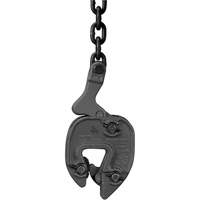 GX Plate Clamp with Chain Connector, 1000 lbs. (0.5 tons), 1/16" - 5/16" Jaw Opening Les Fournitures Industrielles Méga