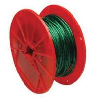 Wire Cable, 250' (76.2 m) x 1/16", 28 lbs. (0.014 tons), Vinyl Coated Les Fournitures Industrielles Méga