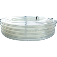 Tubing, Air/Water, 0.3125" OD x 100' L, PVC, Clear, 55 PSI @ 20°C Les Fournitures Industrielles Méga