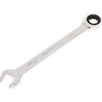 72-Tooth Ratcheting Combination Wrench, 12 Point, 30 mm, Chrome/Polished Finish Les Fournitures Industrielles Méga