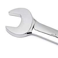 72-Tooth 12 Point Reversible Ratcheting SAE Wrench Set with Tool Roll, Combination, 7 Pieces, Imperial Les Fournitures Industrielles Méga