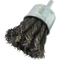 Knotted Wire End Brushes, 1" Dia., 0.014" Wire Dia., 1/4" Shank Les Fournitures Industrielles Méga
