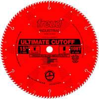 TCS Industrial Saw Blade - Crosscut & Finishing, 15", 108 Teeth, Wood Use Les Fournitures Industrielles Méga