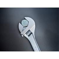 Cl&eacute; &agrave; manche conique r&eacute;glable — emball&eacute; sur carte, 15" lo, la max. 1-11/16"/43 mm, Chrome/Poli Les Fournitures Industrielles Méga