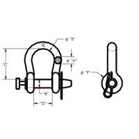 Straight Long Body Clevis Pin Les Fournitures Industrielles Méga