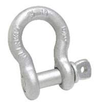 Anchor Shackle, 3/16", Screw Pin, Hot Dip Galvanized Les Fournitures Industrielles Méga