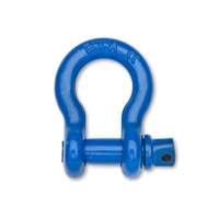 Farm Clevis Anchor Shackle, 1/4", Screw Pin, Coated Les Fournitures Industrielles Méga