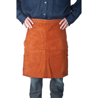 Tablier en cuir, Taille, 24" lo, Lava Brown Les Fournitures Industrielles Méga
