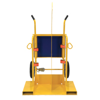 Welding Cylinder Torch Cart, Pneumatic Wheels, 24" W x 19-1/2" L Base, 500 lbs. Les Fournitures Industrielles Méga