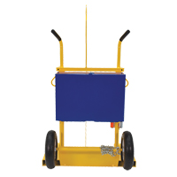 Welding Cylinder Torch Cart, Pneumatic Wheels, 24" W x 19-1/2" L Base, 500 lbs. Les Fournitures Industrielles Méga