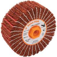 Tambours turbo Two-In-One, 4-1/2" dia. x 2" la, 5/8"-11 Arbre, Grain 60 Les Fournitures Industrielles Méga