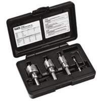 Carbide Hole Cutter Set with Heavy-Duty Carry Case, 4 Pieces Les Fournitures Industrielles Méga