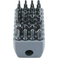 Tamperproof Bit Set, 32 Pcs., Hex/Spanner/Torq-Set&reg;/Torx&reg;/Tri-Wing&reg; Les Fournitures Industrielles Méga