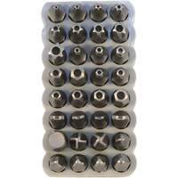 Tamperproof Bit Set, 32 Pcs., Hex/Spanner/Torq-Set&reg;/Torx&reg;/Tri-Wing&reg; Les Fournitures Industrielles Méga