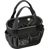 29-Pocket Hard-Body Aerial Bucket, 14" L x 10" H, Polyester, Black Les Fournitures Industrielles Méga