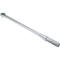 Ratcheting Head Micrometer Torque Wrench, Click, 1/2" Square Drive, 50 - 250 lbf. Ft Les Fournitures Industrielles Méga