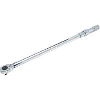 Ratcheting Head Micrometer Torque Wrench, Click, 1/2" Square Drive, 50 - 250 lbf. Ft Les Fournitures Industrielles Méga