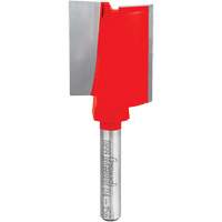 Router Bit - Double Flute Straight Bit, 1" Dia., 3/4" H, 2-9/16" L, 1/4" Shank Les Fournitures Industrielles Méga