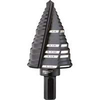 #12 Step Drill Bit, 7/8" - 1-3/8" , High Speed Steel Les Fournitures Industrielles Méga