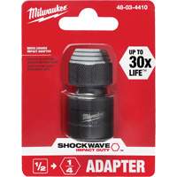 Adaptateur de douille carr&eacute;e &agrave; hexagonale pour tournevis &agrave; percussion Shockwave, Chocs, Prise 1/4", Douille 1/2", 1,875" lo Les Fournitures Industrielles Méga