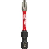 Tr&eacute;pan &agrave; choc Shockwave, Phillips, Embout #2, Prise 1/4", Longueur 2" Les Fournitures Industrielles Méga