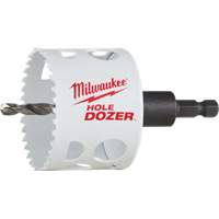 Hole Dozer Hole Saw with Arbor, 2-1/2", 1-5/8" Depth of Cut, Bi-Metal Les Fournitures Industrielles Méga