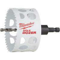 Hole Dozer Hole Saw with Arbor, 3", 1-5/8" Depth of Cut, Bi-Metal Les Fournitures Industrielles Méga
