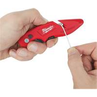 Fastback Flip Utility Knife, 2" Blade, Carbon Steel Blade, Metal Handle Les Fournitures Industrielles Méga