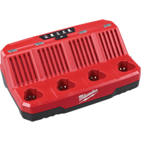 Chargeur s&eacute;quentiel avec quatre baies M12 , 12 V, Lithium-ion Les Fournitures Industrielles Méga