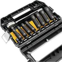 Ready Socket Set, 10 Pcs, Impact, 1/2" Drive Size Les Fournitures Industrielles Méga