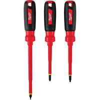 Trousse de tournevis isol&eacute;s, 1000 V, 3 Mcx Les Fournitures Industrielles Méga