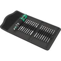 Jeu de tournevis Multi 60 Kraftform Kompakt et m&egrave;ches 17 mcx, 6-3/32" lo, Prise Plastique Les Fournitures Industrielles Méga