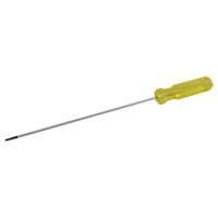 Tournevis &agrave; fente d'&eacute;lectricien, Tige de 1/8", Ronde, 6-1/2" lo, Prise en Plastique Les Fournitures Industrielles Méga
