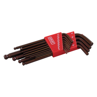 Long Arm Ball Hex Key Set, 13 Pcs., Imperial Les Fournitures Industrielles Méga