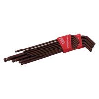 Extra Long Arm Ball Hex Key Set, 13 Pcs., Imperial Les Fournitures Industrielles Méga