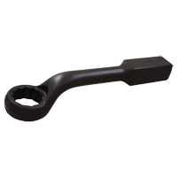 Cl&eacute; polygonale &agrave; choc, 12 pans, 27 mm, d&eacute;cal&eacute;es de 45°, Fini Oxyde noir Les Fournitures Industrielles Méga