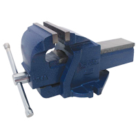 &eacute;tau d'&eacute;tabli en fonte ductile pour m&eacute;canicien, Largeur des m&acirc;choires 4-1/2", Profondeur de la gorge 2-3/5" Les Fournitures Industrielles Méga