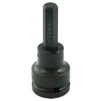 Bit Socket, Hex, 14 mm x 102 mm L, 3/4" Drive Les Fournitures Industrielles Méga