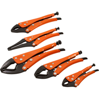 Locking Plier Set, 5 Pieces Les Fournitures Industrielles Méga