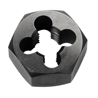 &eacute;crou &agrave; refileter hexagonale, dia. 1"/1-1/4", Filet de 1/4"-18, Acier au carbone/Acier au chrome Les Fournitures Industrielles Méga