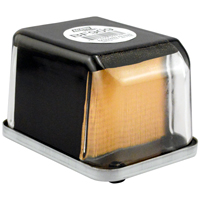 BF909 Filtre &agrave; carburant et s&eacute;parateur d'eau &agrave; deux &eacute;tages en verre de type boîte Les Fournitures Industrielles Méga