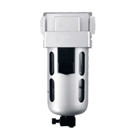 Filtre &agrave; air, Modulaire, 1/4" NPT, Drain Semi-automatique Les Fournitures Industrielles Méga