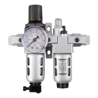 Filtre/r&eacute;gulateur et lubrificateur d'air modulaire (manom&egrave;tre compris), 1/4" NPT Les Fournitures Industrielles Méga