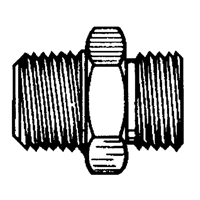 Reducer/Adapter Fitting, 1/4" x 1/8" Dia, Brass Les Fournitures Industrielles Méga